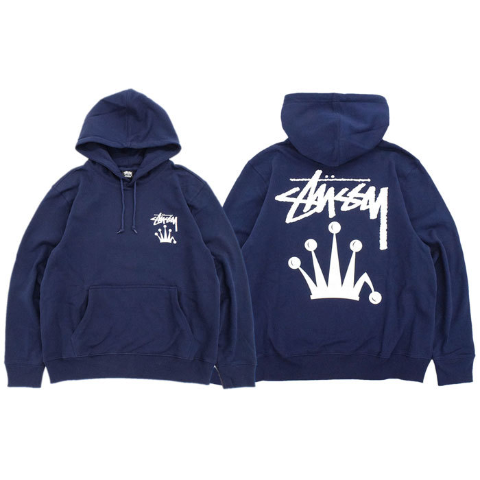 ステューシー パーカー プルオーバー STUSSY メンズ & レディース Stock Crown ( stussy hooded sweat  スウェット 1924715 USAモデル 正規 )