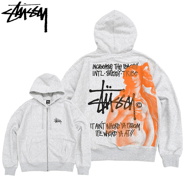 ステューシー パーカー ジップアップ STUSSY メンズ IST Venus ( full zip hooded sweat トップス フルジップ 1974977 USAモデル 正規 品 )｜icefield｜03