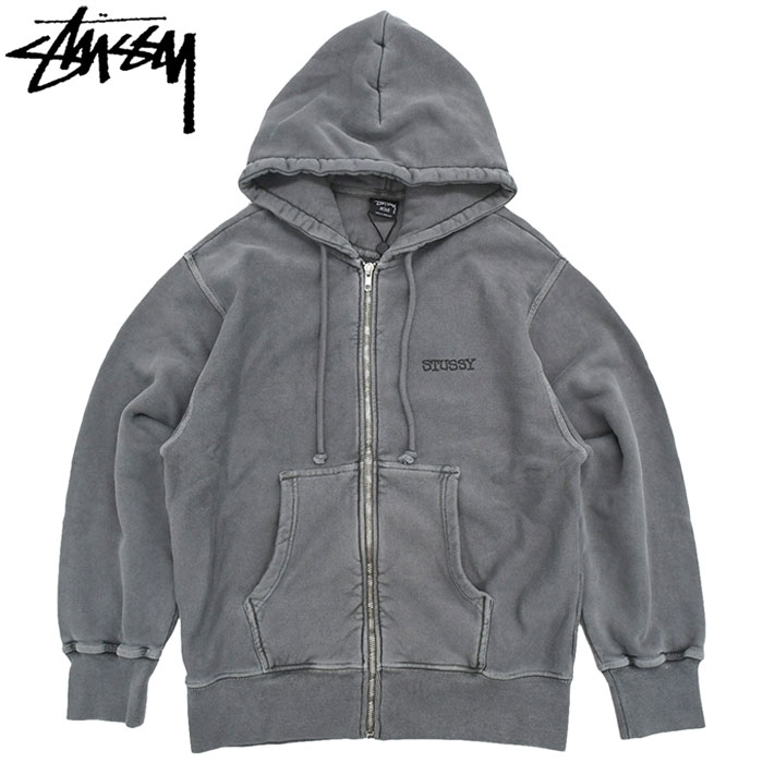 STUSSY ステューシー パーカー ジップアップ メンズ Jumbo