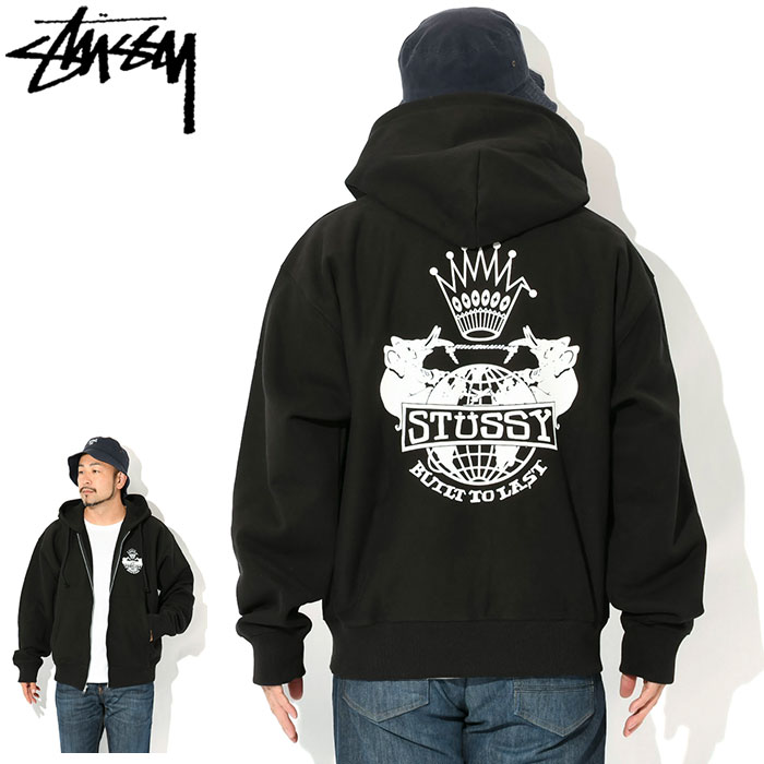 STUSSY（ステューシー） パーカー ジップアップ メンズ Built To Last