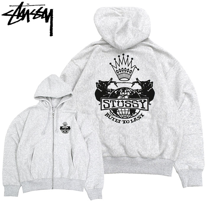 STUSSY（ステューシー） パーカー ジップアップ メンズ Built To Last