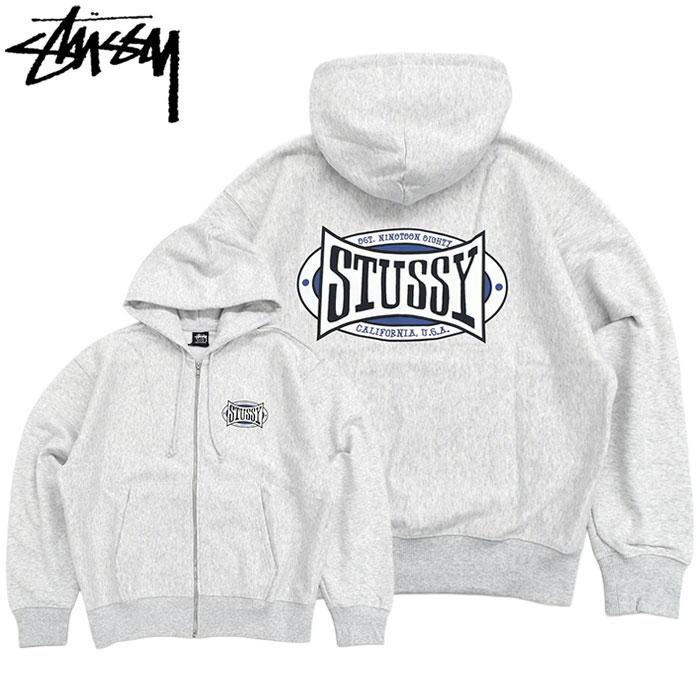 STUSSY（ステューシー） パーカー ジップアップ メンズ Champion Oval