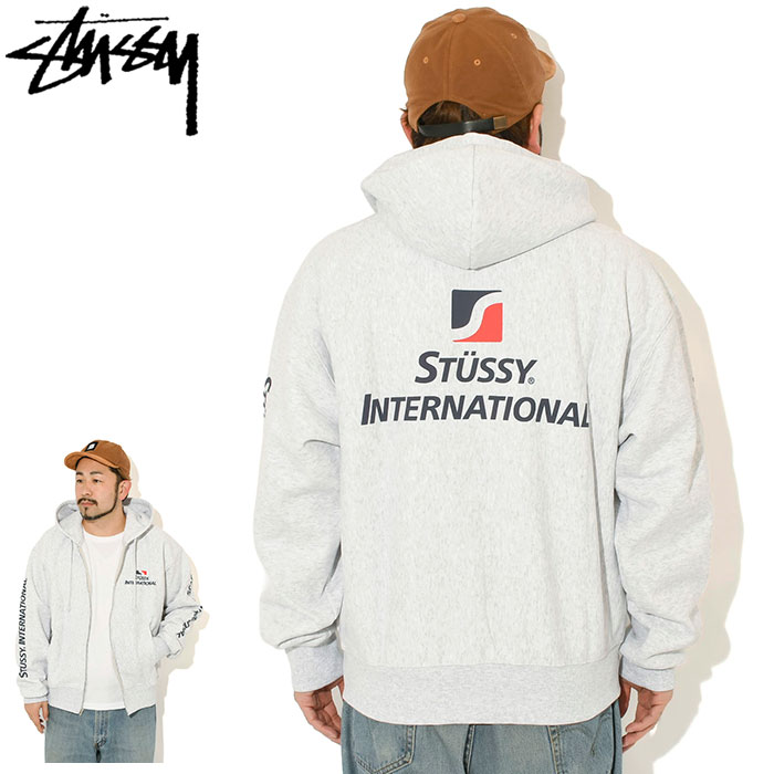 STUSSY メンズパーカー（柄：文字、メッセージ）｜トップス