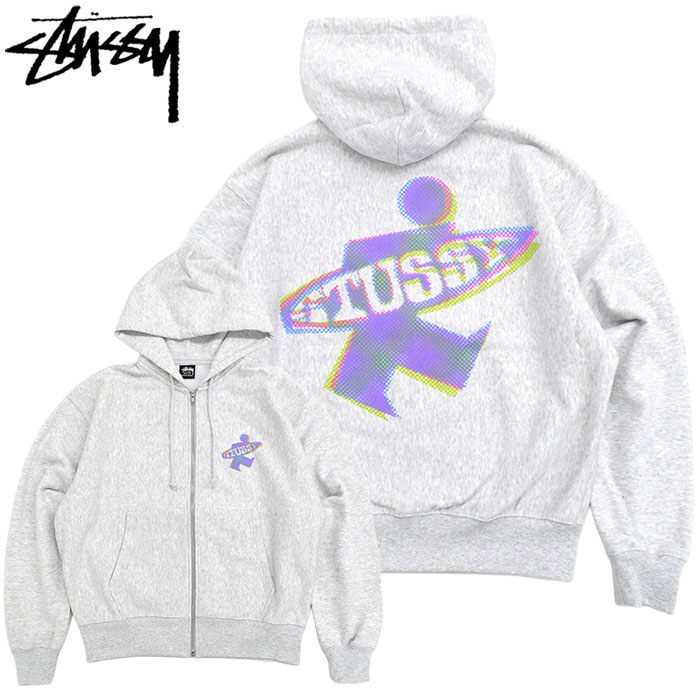 STUSSY（ステューシー） パーカー ジップアップ メンズ Dot Surf