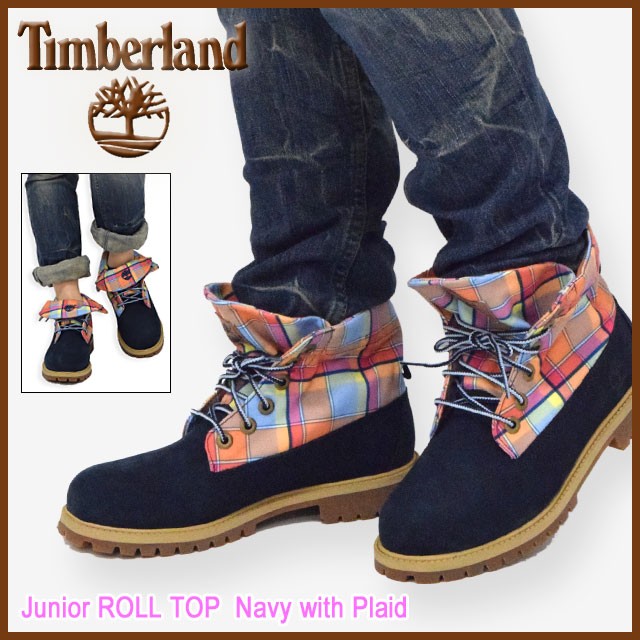 Timberland ティンバーランド ブーツ BOYS 23cm レディース Timberland（ティンバーランド） ジュニア ブーツ ロールトップ