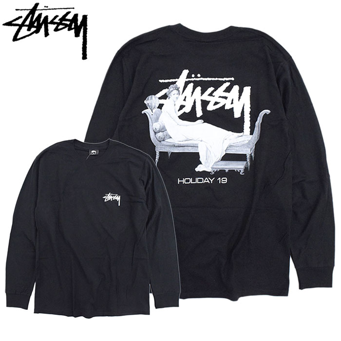 ステューシー ロンT Tシャツ 長袖 STUSSY メンズ Lounge ( stussy tee 