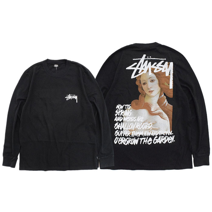 STUSSY ステューシー ロンT Tシャツ 長袖 メンズ Spring Weeds