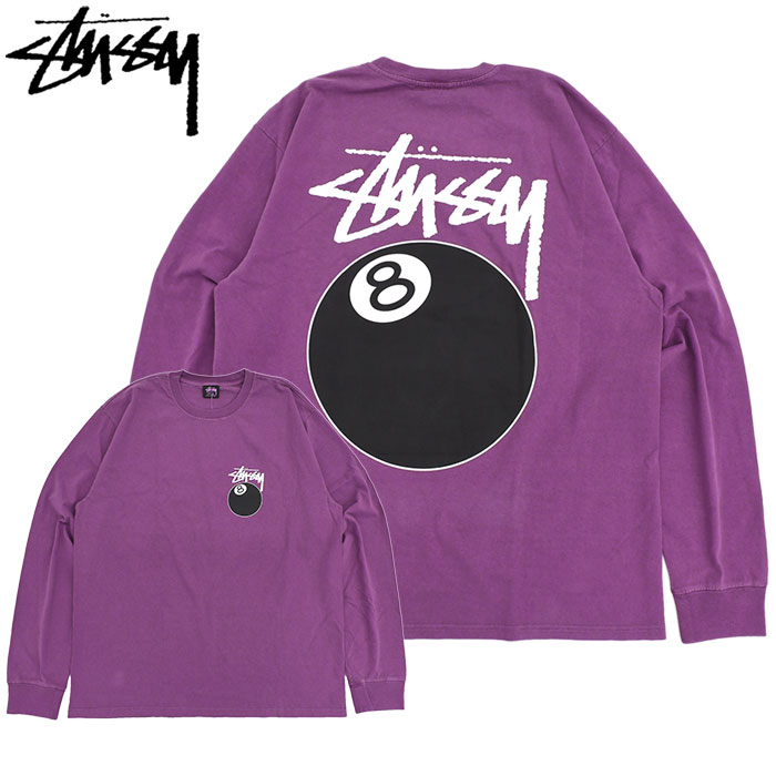 ステューシー ロンT Tシャツ 長袖 STUSSY メンズ 8 Ball Pigment Dyed ( stussy tee ピグメント T-SHIRTS カットソー 1994749 USAモデル 正規 )｜icefield｜05