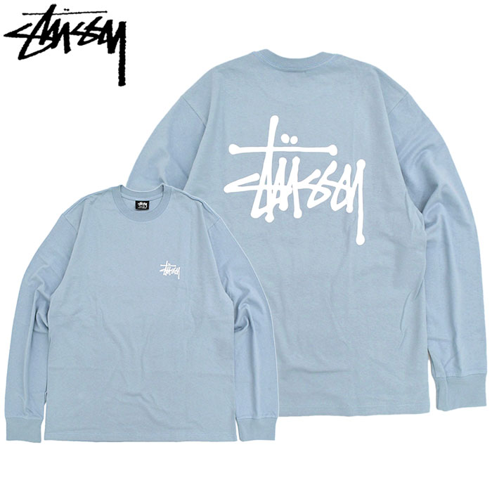 ステューシー ロンT Tシャツ 長袖 STUSSY メンズ 20HO Basic Stussy