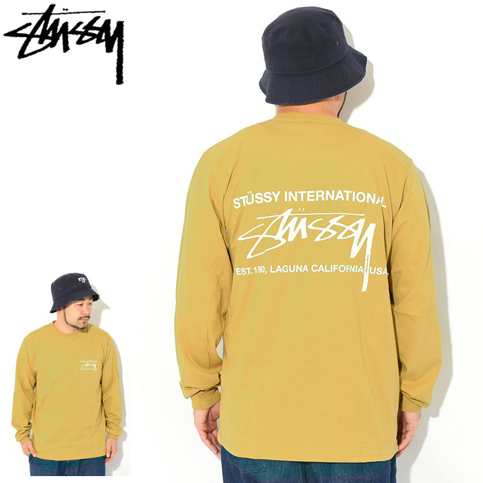 STUSSY ステューシー ロンT Tシャツ 長袖 メンズ Smooth INT
