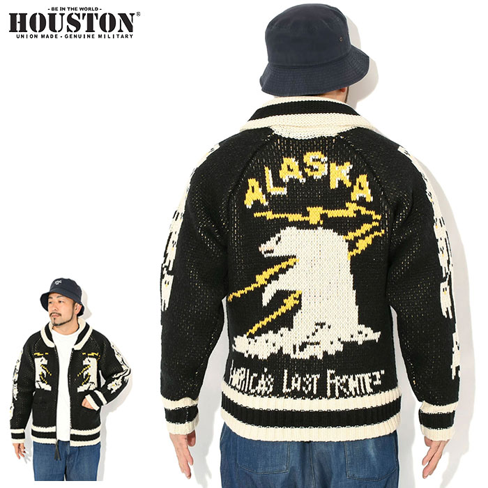 三月までセール！Houston、ヒューストン。大人気カウチンセーター、 HOUSTON（ヒューストン） カーディガン カウチンセーター(MAP) メンズ