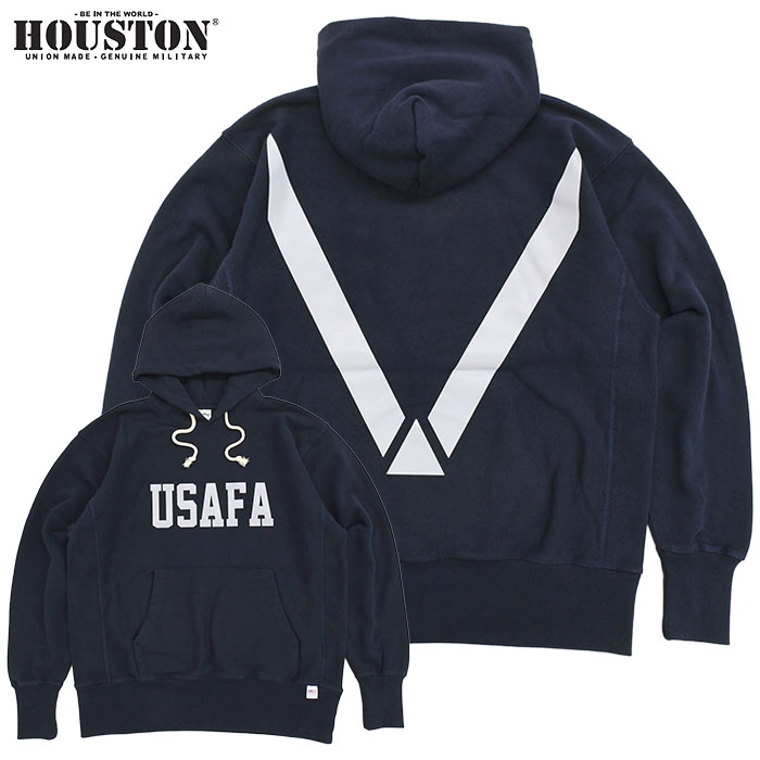 HOUSTON ヒューストン パーカー USAFA プルオーバー ヒューストン パーカー プルオーバー HOUSTON メンズ USAFA プリント