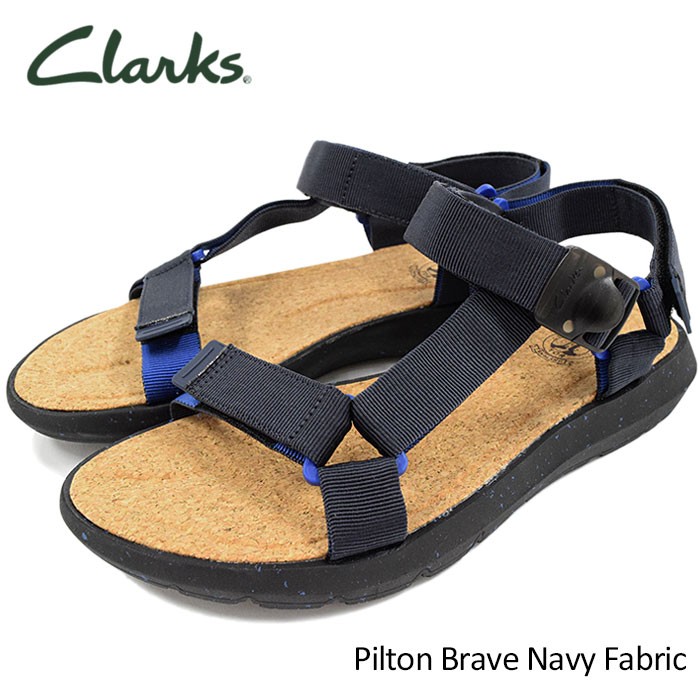 トラップ クラークス Brave Navy Fabric スポーツサンダル Ice Field 通販 Paypayモール サンダル Clarks メンズ