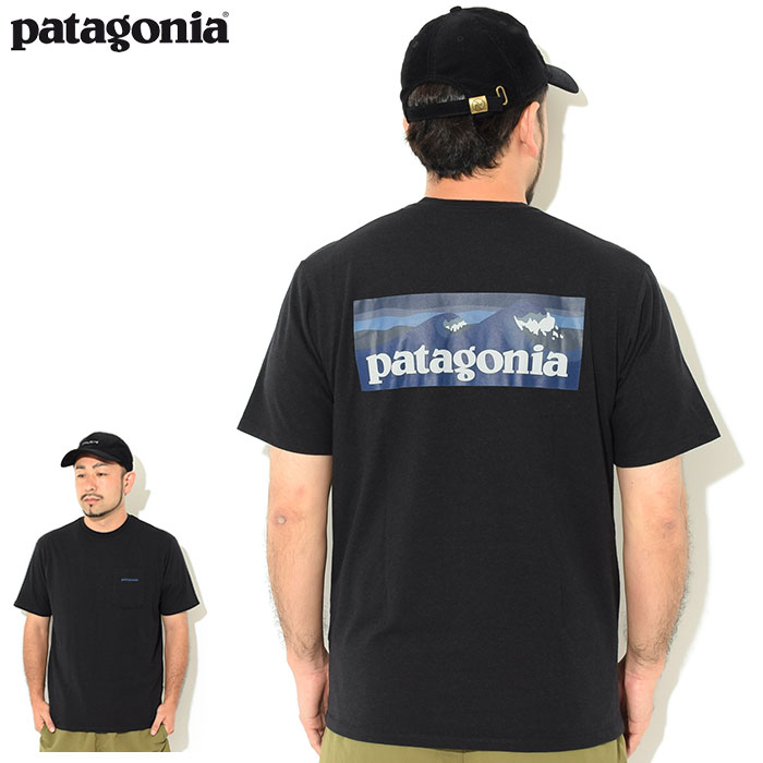 パタゴニア Tシャツ メンズ ボードショーツ ロゴ ポケット レスポンシビリティー ( Boards...