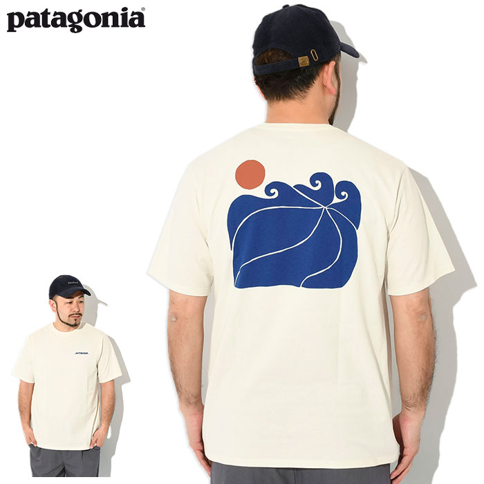 パタゴニア Tシャツ 半袖 Patagonia メンズ サンライズ ローラーズ レスポンシビリティー ( Sunrise Rollers Responsibili S/S Tee USAモデル 37718 )[M便 1/1]｜icefield｜02