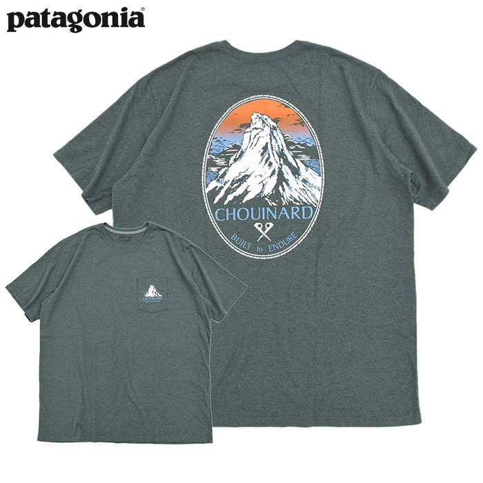 パタゴニア Tシャツ 半袖 Patagonia メンズ シュイナード クレスト ポケット レスポンシ...