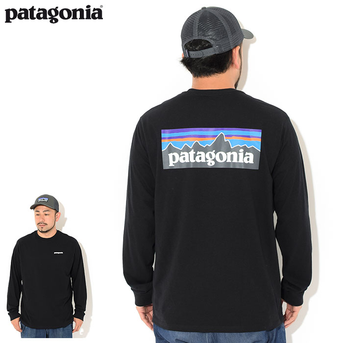 パタゴニア ロンT Tシャツ 長袖 Patagonia メンズ P-6 ロゴ レスポン 