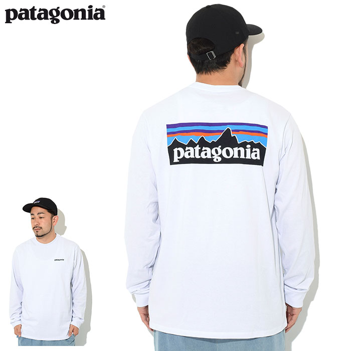 パタゴニア ロンT Tシャツ 長袖 Patagonia メンズ P-6 ロゴ レスポンシビリティー ( P-6 Logo Responsibili L/S Tee カットソー トップス USAモデル 38518 )｜icefield｜03