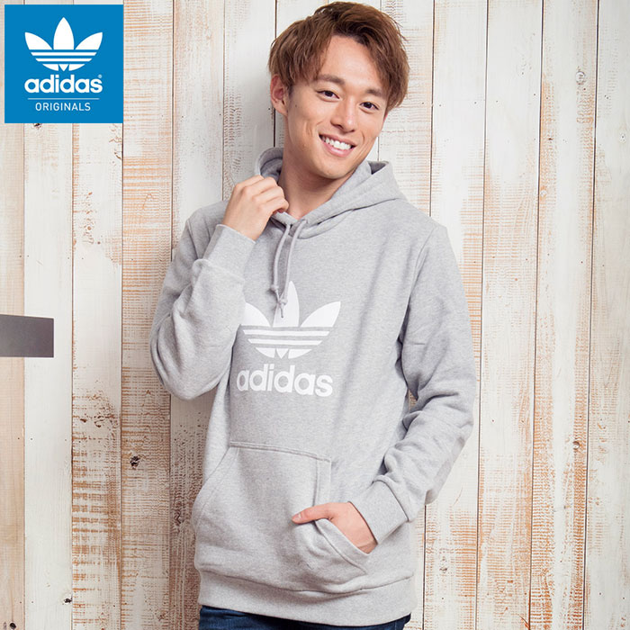 アディダス パーカー プルオーバー adidas メンズ トレフォイル オリジナルス ( Trefoil Pullover Hoodie 3フォイル  トップス )