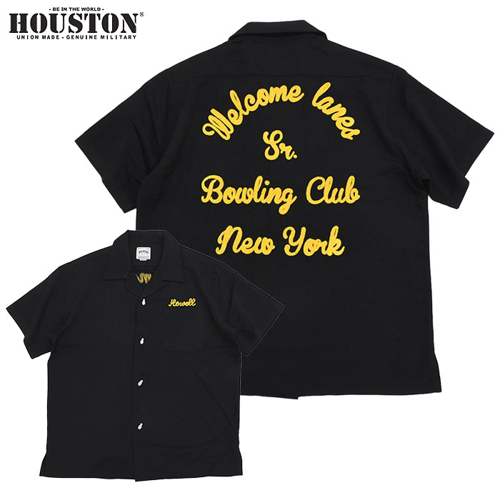 HOUSTON（ヒューストン） シャツ 半袖 メンズ ニューヨーク ボウリング