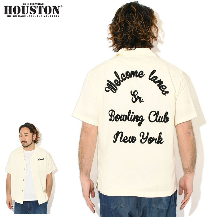 HOUSTON（ヒューストン） シャツ 半袖 メンズ ニューヨーク ボウリング