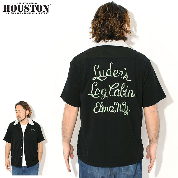 HOUSTON（ヒューストン） シャツ 半袖 メンズ リューダース パイル