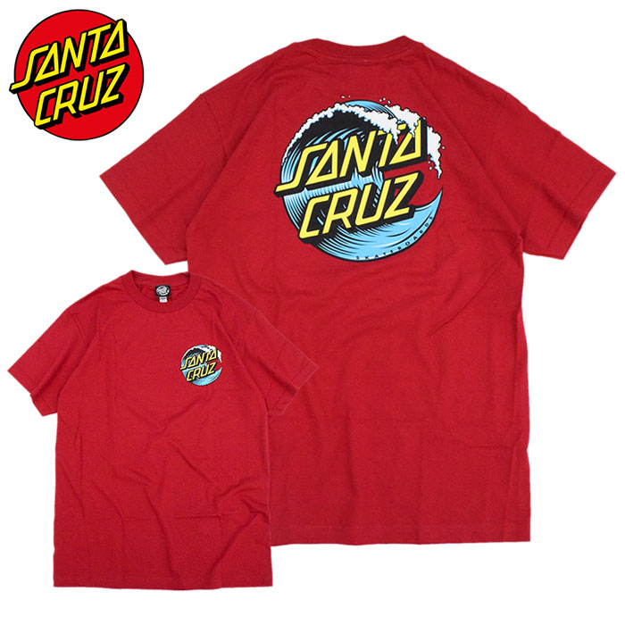 SANTA CRUZ（サンタクルーズ） Tシャツ 半袖 メンズ ウェーブ ドット