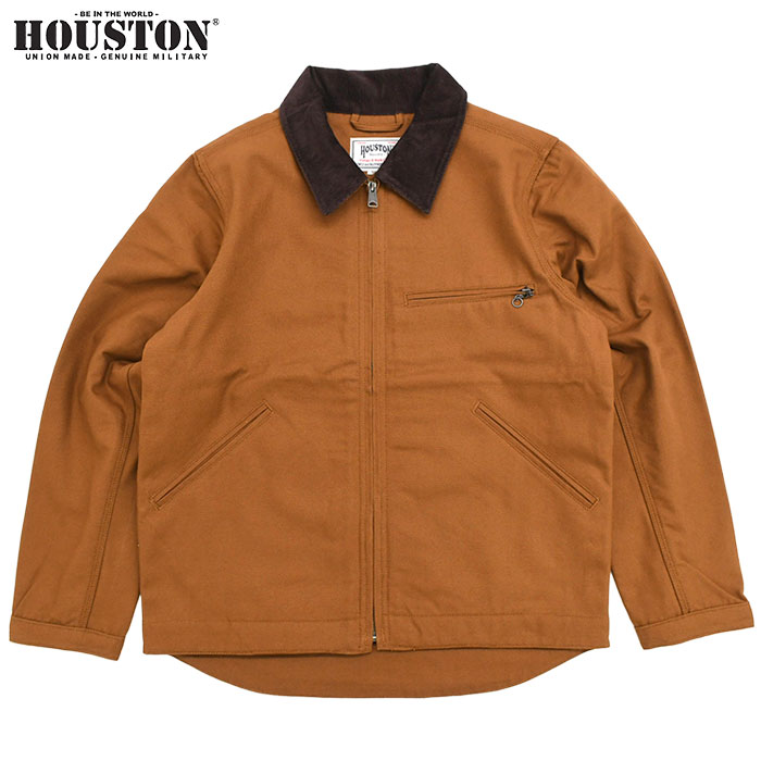 HOUSTON（ヒューストン） ジャケット メンズ ダック ジップ ワーク