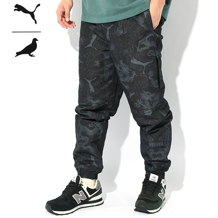 プーマ パンツ PUMA メンズ ステイプル AOP ウーブン コラボ ( PUMA×STAPLE AOP Woven Pant ボトムス メンズ  男性用 539828 )