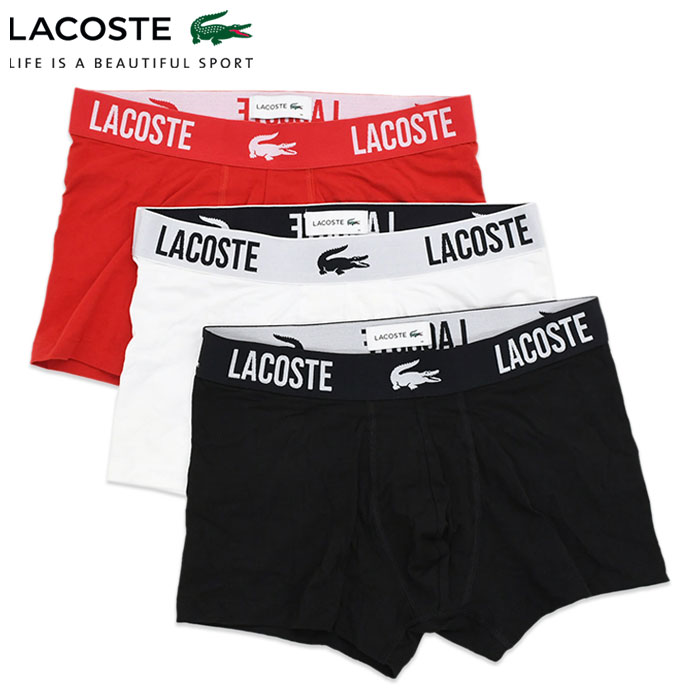 LACOSTE ラコステ ボクサーパンツ メンズ コットンクロック