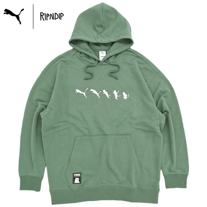 プーマ パーカー プルオーバー PUMA メンズ リップンディップ コラボ ( PUMA×RIPNDIP Pullover Hoodie スウェット  トップス 男性用 622197 )