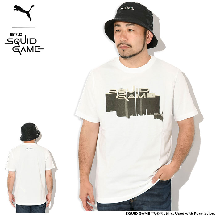PUMA（プーマ） Tシャツ 半袖 メンズ イカゲーム グラフィック コラボ ( PUMA×SQUID GAME Graphic S/S ...