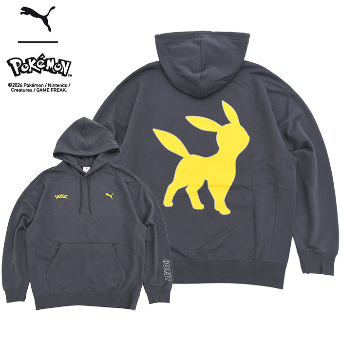 PUMA（プーマ） パーカー プルオーバー メンズ ポケモン リラックス