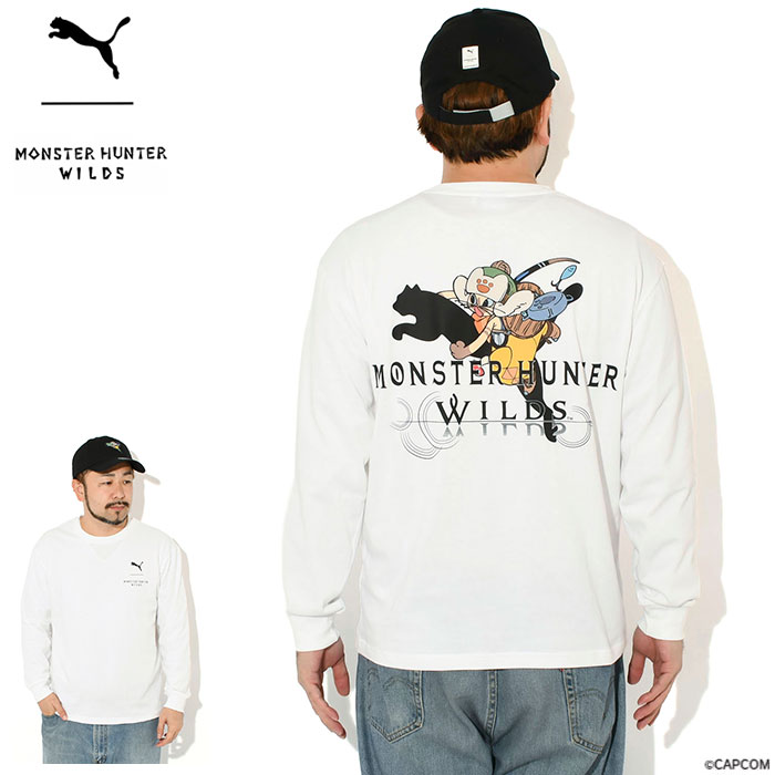 PUMA（プーマ） ロンT Tシャツ 長袖 メンズ モンスターハンター