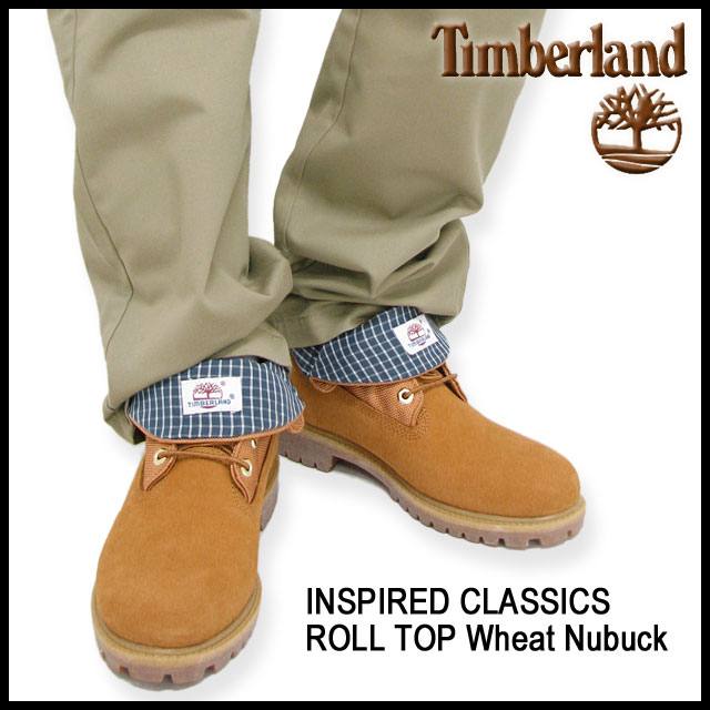 ティンバーランド Timberland ブーツ インスパイアド クラシックス ロールトップ ウィート ヌバック(6614R ROLL TOP  Wheat Nubuck Boot メンズ)