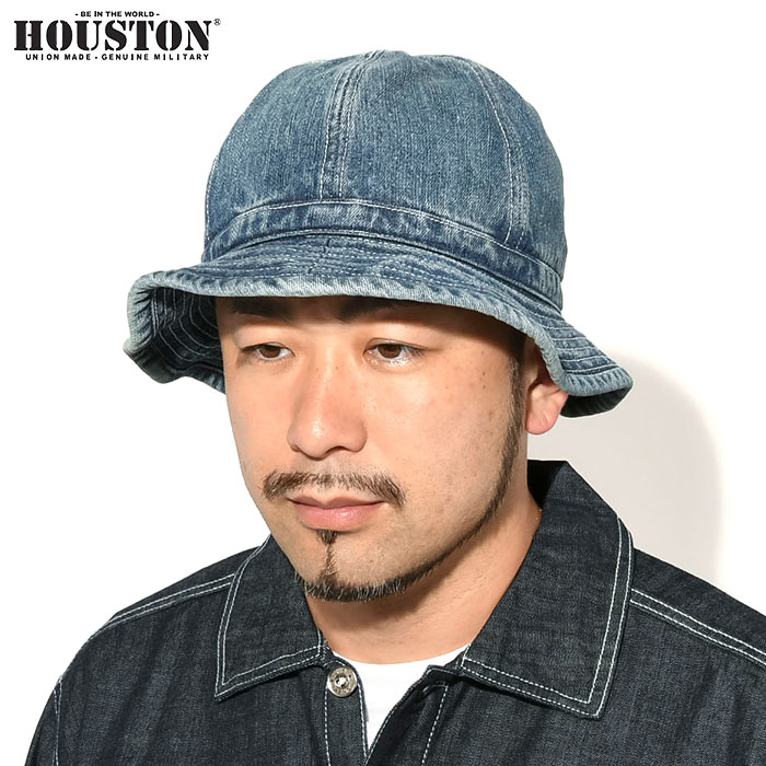 HOUSTON（ヒューストン） ハット メンズ デニム アーミー ( HOUSTON
