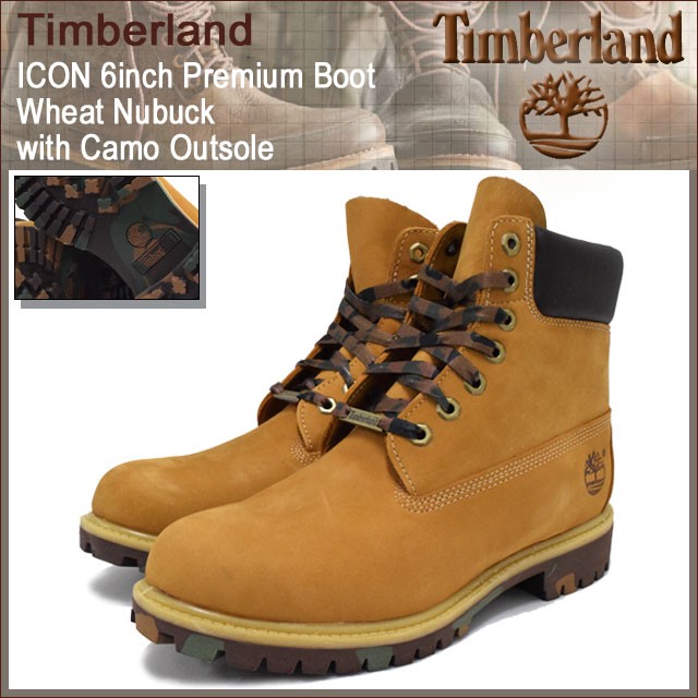 ティンバーランド Timberland ブーツ アイコン 6インチ プレミアム ウィート ヌバック ウィズ カモ アウトソール (男性 紳士用)  (6717B) : tbl-6717b : ice field - 通販 - Yahoo!ショッピング