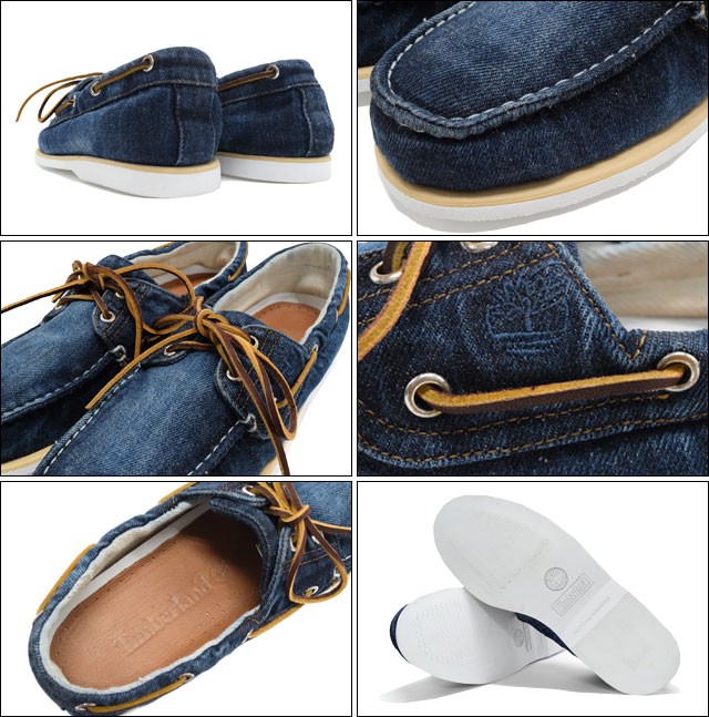 Timberlandティンバーランド2eye デッキシューズ　ネイビー迷彩レザー Timberland ティンバーランド デッキシューズ メンズ EK 2EYE