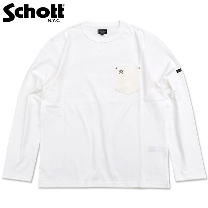 Schott N.Y.C（ショット） ロンT Tシャツ 長袖 Schott メンズ ワン