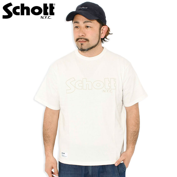 Schott N.Y.C（ショット） Tシャツ 半袖 Schott メンズ ベーシック 