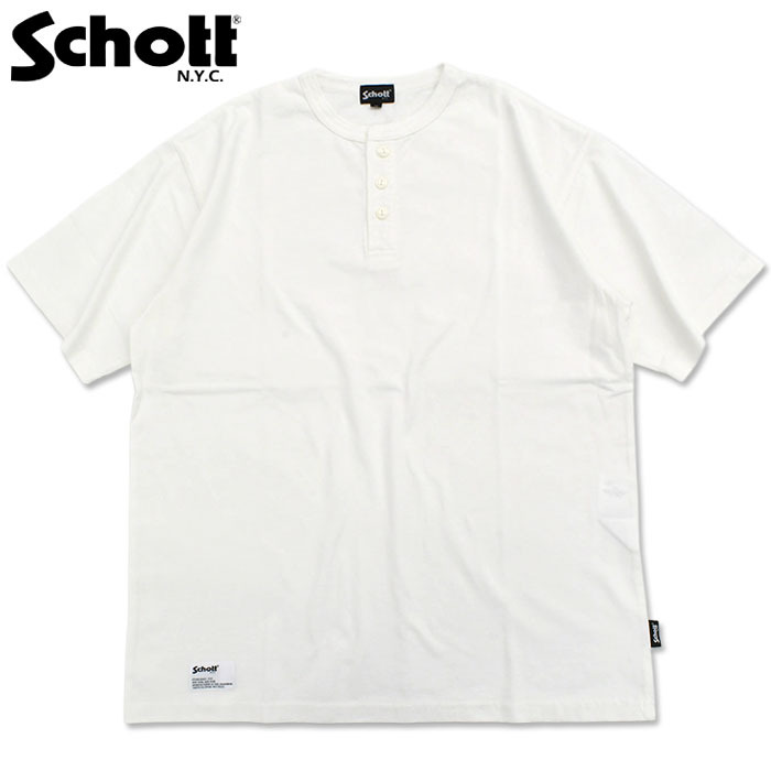 Schott N.Y.C（ショット） Tシャツ 半袖 Schott メンズ ピグメント O/D