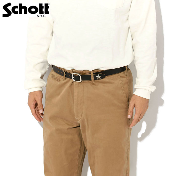 Schott N.Y.C（ショット） ベルト Schott ナロー パーフェクト