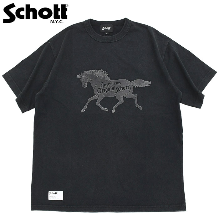 Schott N.Y.C（ショット） Tシャツ 半袖 Schott メンズ A.O. ホース