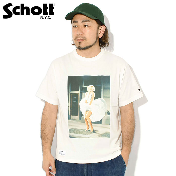 Schott N.Y.C（ショット） Tシャツ 半袖 Schott メンズ マリリン