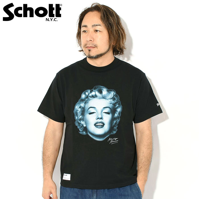 Schott N.Y.C（ショット） Tシャツ 半袖 Schott メンズ マリリン