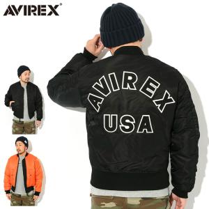 アビレックス ジャケット AVIREX メンズ コマーシャル ロゴ エムエーワン ( Commerc...