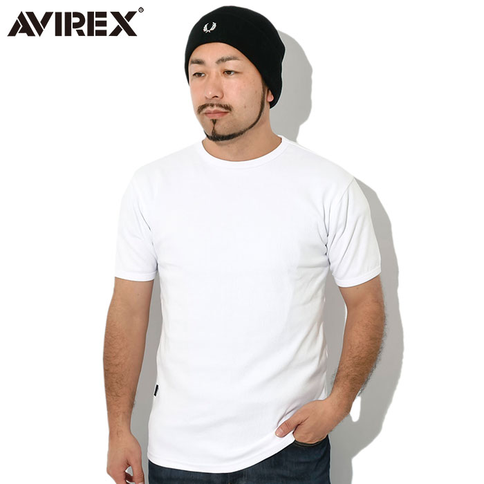 アビレックス Tシャツ 半袖 AVIREX メンズ デイリー リブ クルーネック ( Daily Rib Crew Neck S/S Tee カットソー トップス 7834934014 6143502 )[M便 1/1]｜icefield｜02