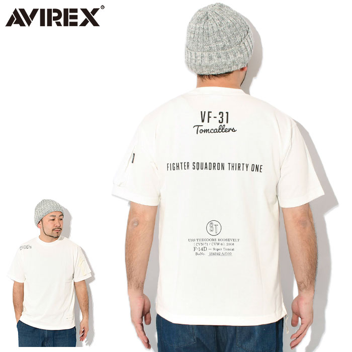 AVIREX（アヴィレックス） アビレックス Tシャツ 半袖 メンズ MIL