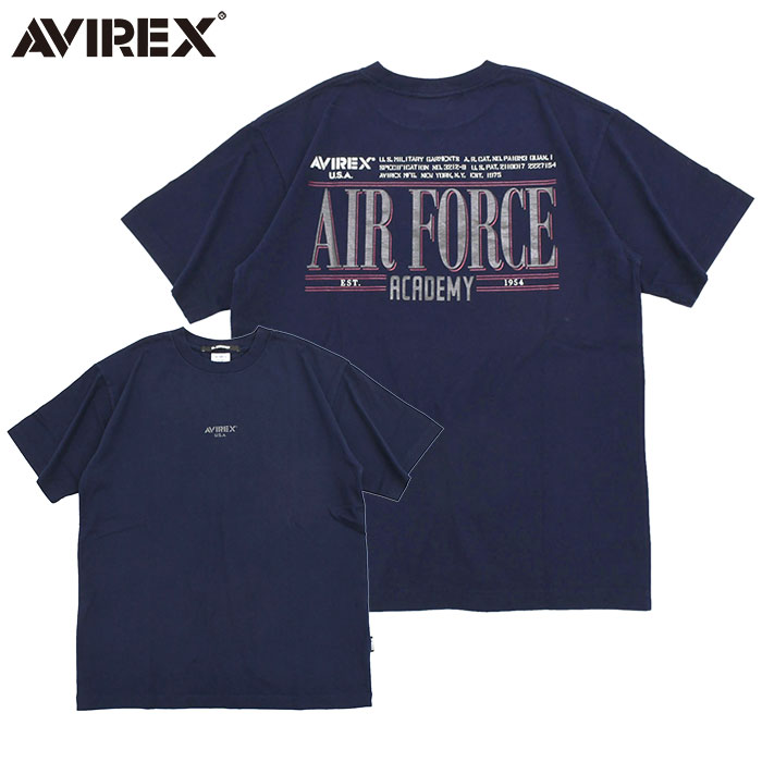 AVIREX アビレックス Tシャツ 半袖 メンズ 1954 USAFA MIL