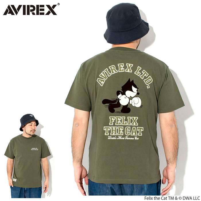 AVIREX アビレックス Tシャツ 半袖 メンズ フィリックス ザ